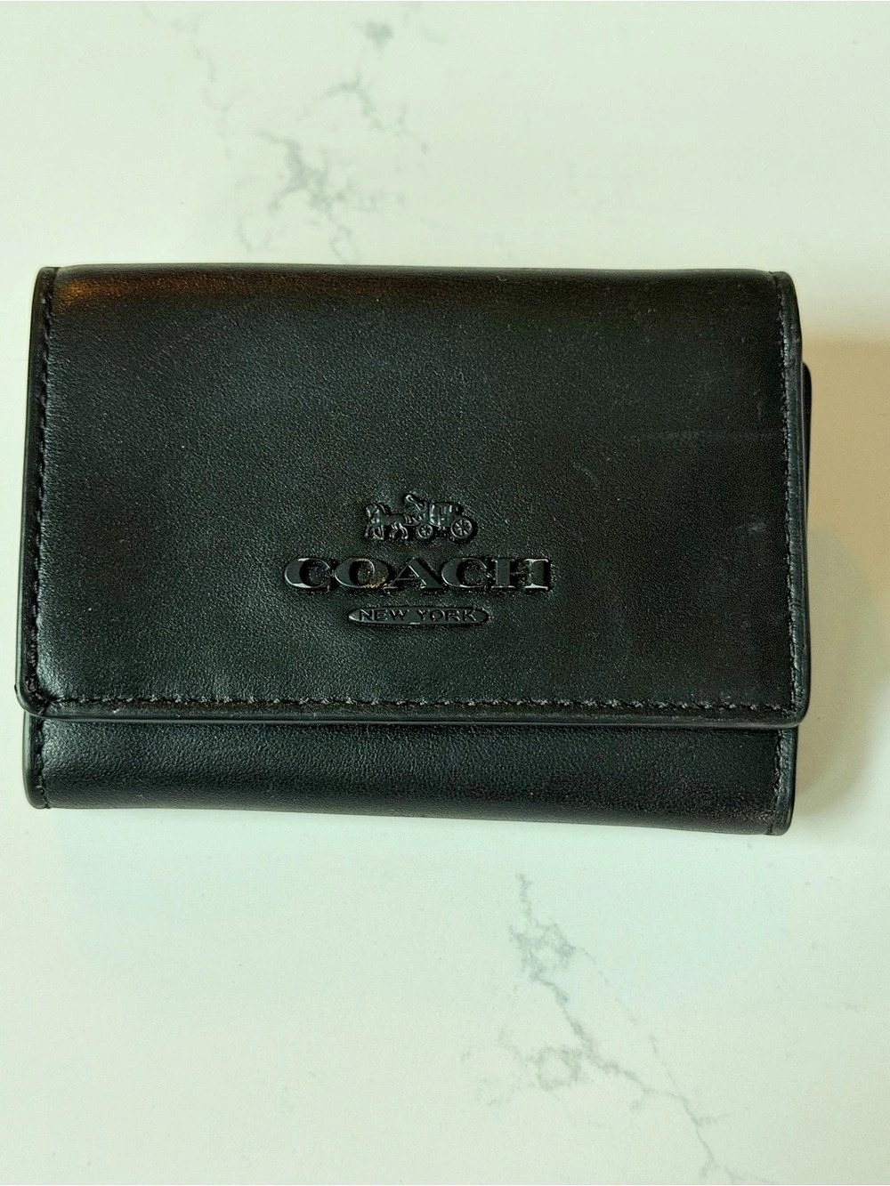 Coach Black Leather Wallet